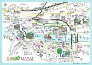 宝塚散策MAP
