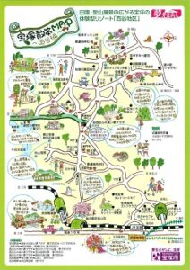 宝塚散策マップ 西谷編