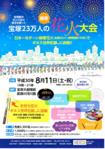 宝塚23万人の花火大会